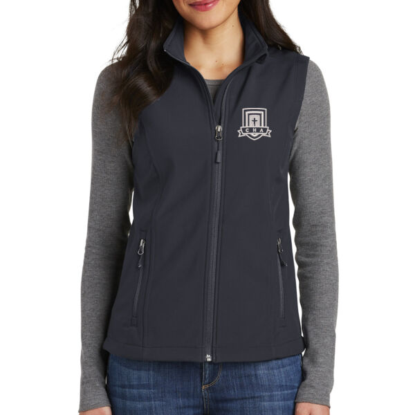 Port Authority Ladies Core Soft Shell Vest - Embroidered Logo Thumbnail