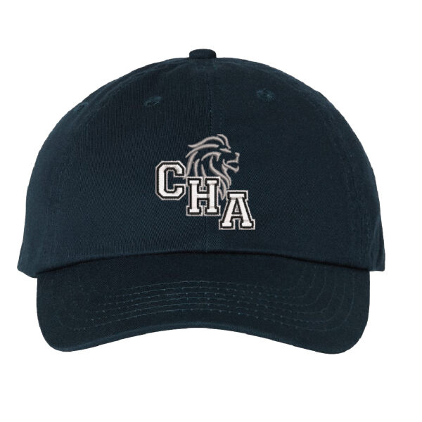 Valucap - Adult Bio-Washed Classic Dad's Cap - Embroidered Logo Thumbnail