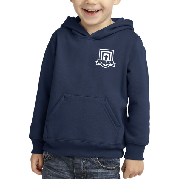 TODDLER Port & Company Toddler Core Fleece Pullover Hooded Sweatshirt - Printed Logo Thumbnail