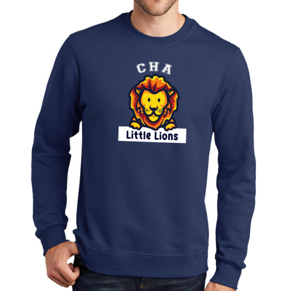 Port & Company - Fan Favorite Fleece Crewneck Sweatshirt - Printed Logos Thumbnail