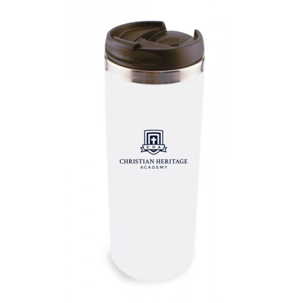 14oz. Stainless Steel Tumbler - Sublimated Logo Thumbnail