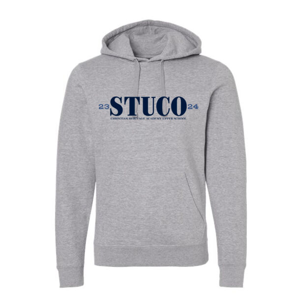 J. America BTB Fleece Hooded Sweatshirt - Printed Logo Thumbnail