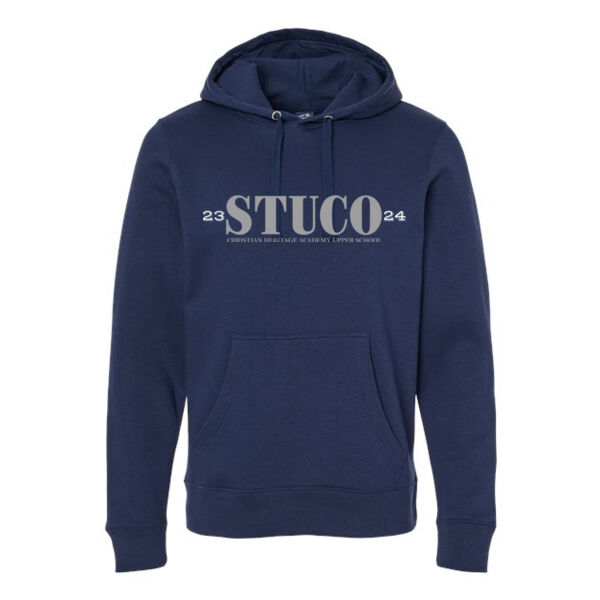 J. America BTB Fleece Hooded Sweatshirt - Printed Logo Thumbnail