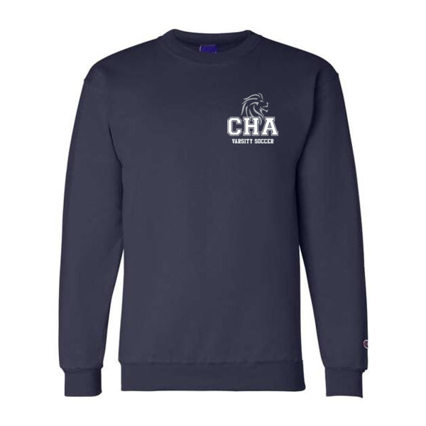 Champion - Powerblend Crewneck Sweatshirt - Printed Logo **Add Name & Number for $5! ** Thumbnail