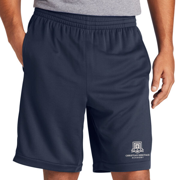 Sport-Tek PosiCharge Position Short With Pockets - Embroidered Logo Thumbnail