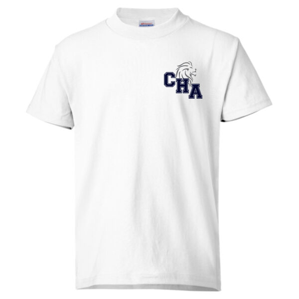 Hanes - Ecosmart Youth T-Shirt - Printed Logo Thumbnail