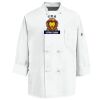 Eight Knot Button Chef Coat with Thermometer Pocket Thumbnail