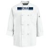 Eight Knot Button Chef Coat with Thermometer Pocket Thumbnail