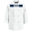 Eight Knot Button Chef Coat with Thermometer Pocket Thumbnail