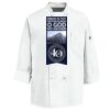 Eight Knot Button Chef Coat with Thermometer Pocket Thumbnail