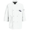 Eight Pearl Button Chef Coat with Thermometer Pocket Thumbnail