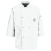 Eight Pearl Button Chef Coat with Thermometer Pocket Thumbnail