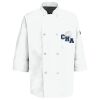 Eight Pearl Button Chef Coat with Thermometer Pocket Thumbnail