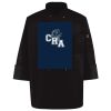 Ten Pearl Button Black Chef Coat Thumbnail