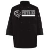 Ten Pearl Button Black Chef Coat Thumbnail