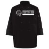 Ten Pearl Button Black Chef Coat Thumbnail