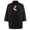 Black Knot Button Chef Coat Thumbnail